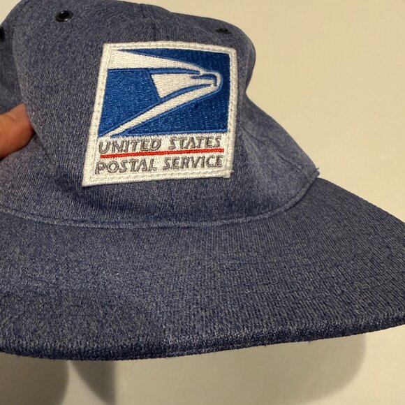 USPS Vintage Hat Snapback Cap Made In USA Adjustable Trucker Hat Postal Service - Picture 5 of 7